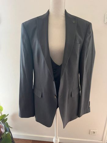 Costume homme 3 pièces gris chic mariage cérémonie fête taille 54/46
