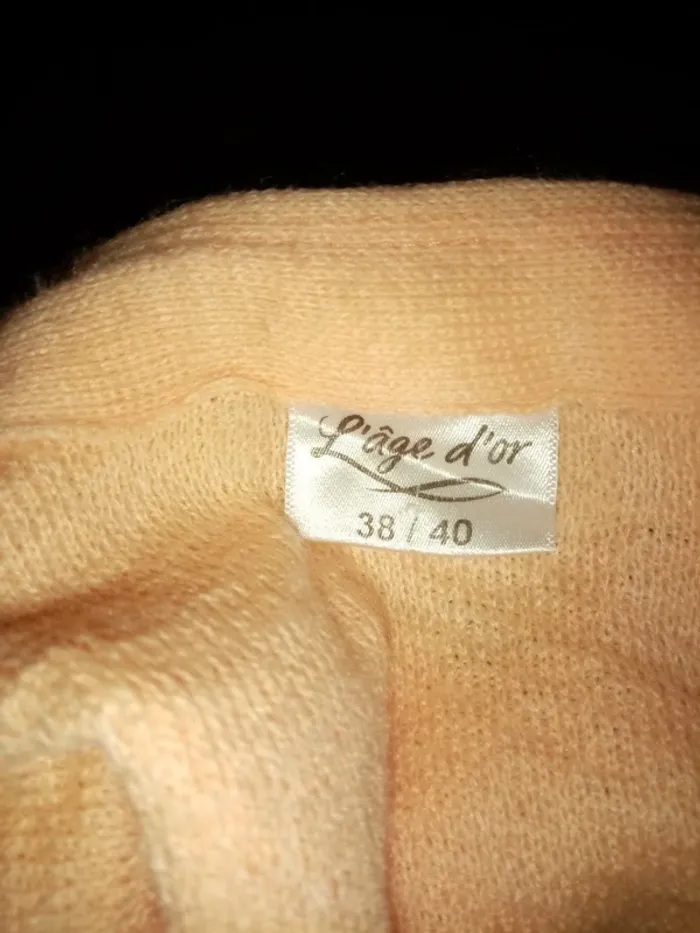 Gilet abricot - photo numéro 5