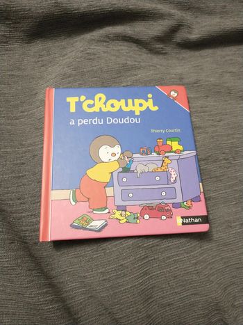 Livre T'choupi a perdu doudou