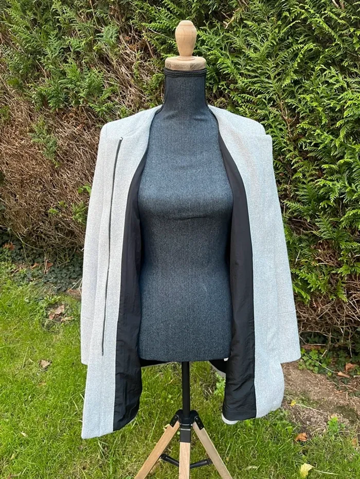 Veste - manteau - gris - Pimkie - taille 36 - photo numéro 6