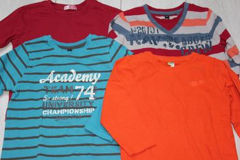 Lot 4 t-shirts à manches longues