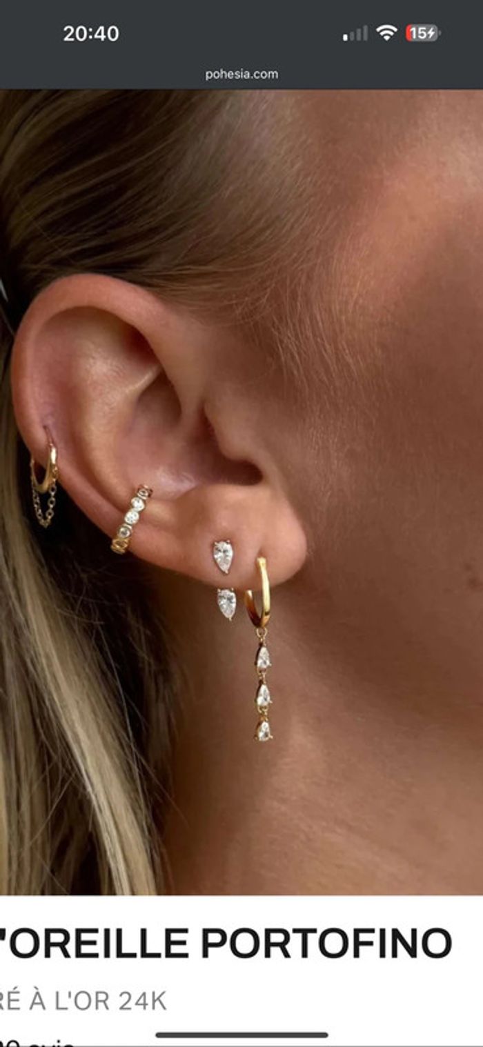 Boucle d’oreille portofino - photo numéro 3
