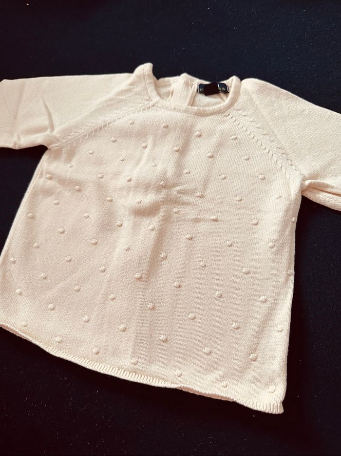 Pull beige KIABI - 6M - photo numéro 2