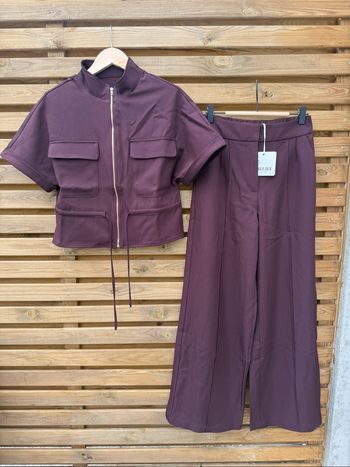 Ensemble 2pieces bordeaux