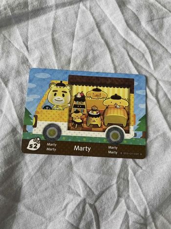 Carte Amiibo Animal Crossing Sanrio Marty S2