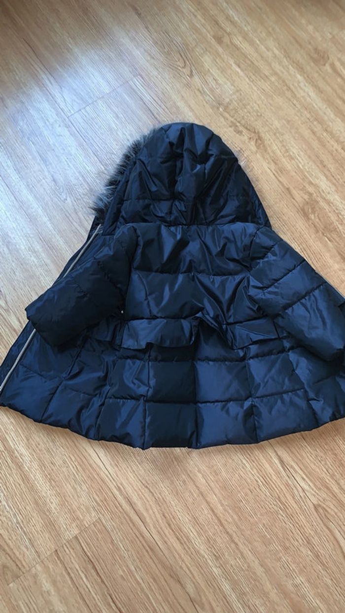Manteau Catimini bébé 12 mois – Bleu marine – Comme neuf - photo numéro 3