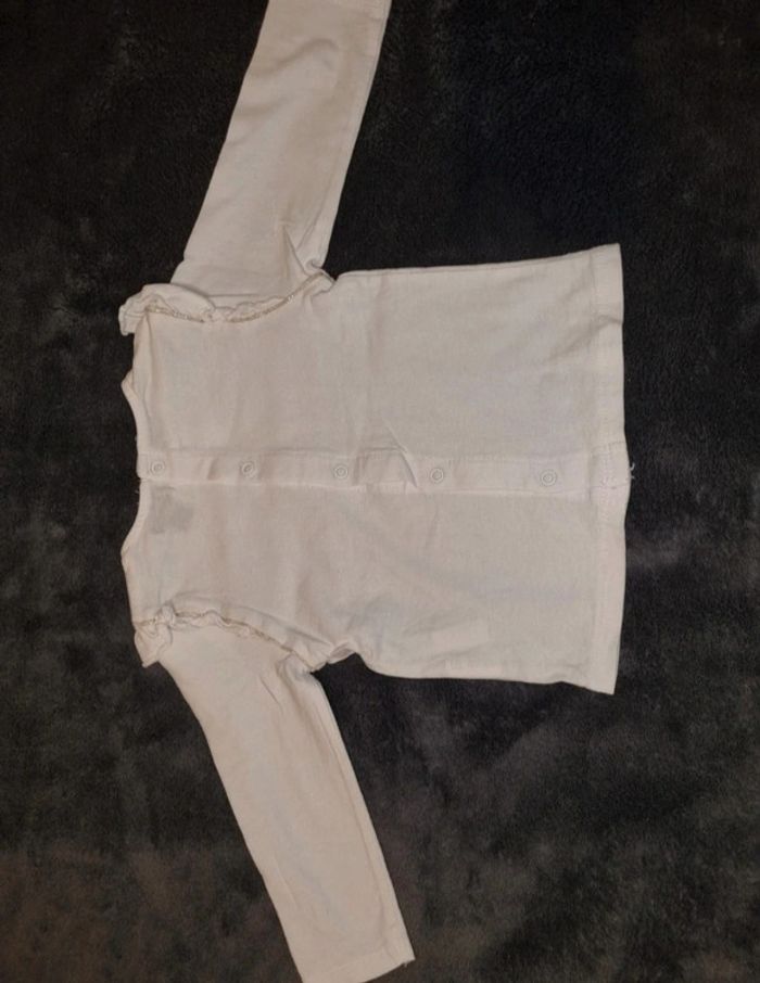 Tee-shirt manches longues fille taille 9mois - photo numéro 3