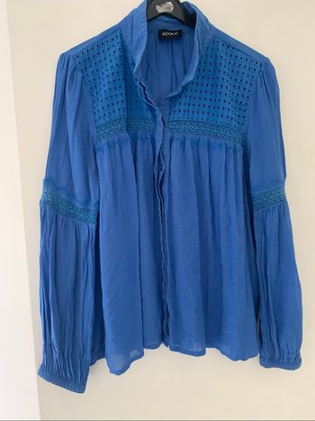 Chemisier kookai bleu roi