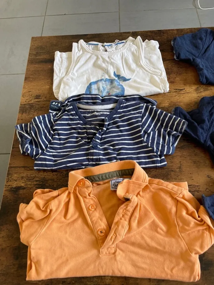 Lot de 6 tee-shirts à manches courtes garçon 3 ans - photo numéro 2
