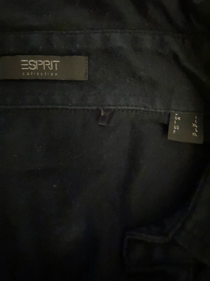Polo noir Esprit très bon état - photo numéro 3