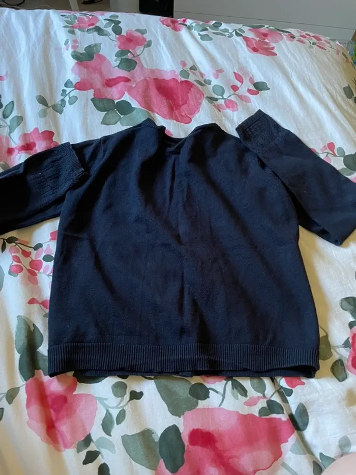 Gilet bleu marine Cyrillus - photo numéro 2