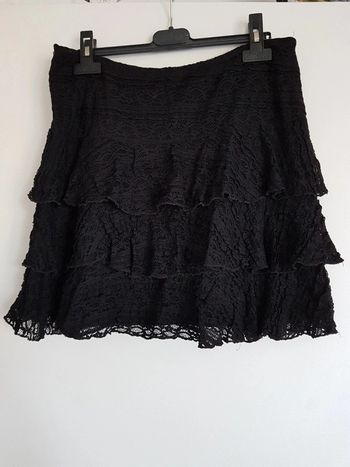 Jupe dentelle courte
