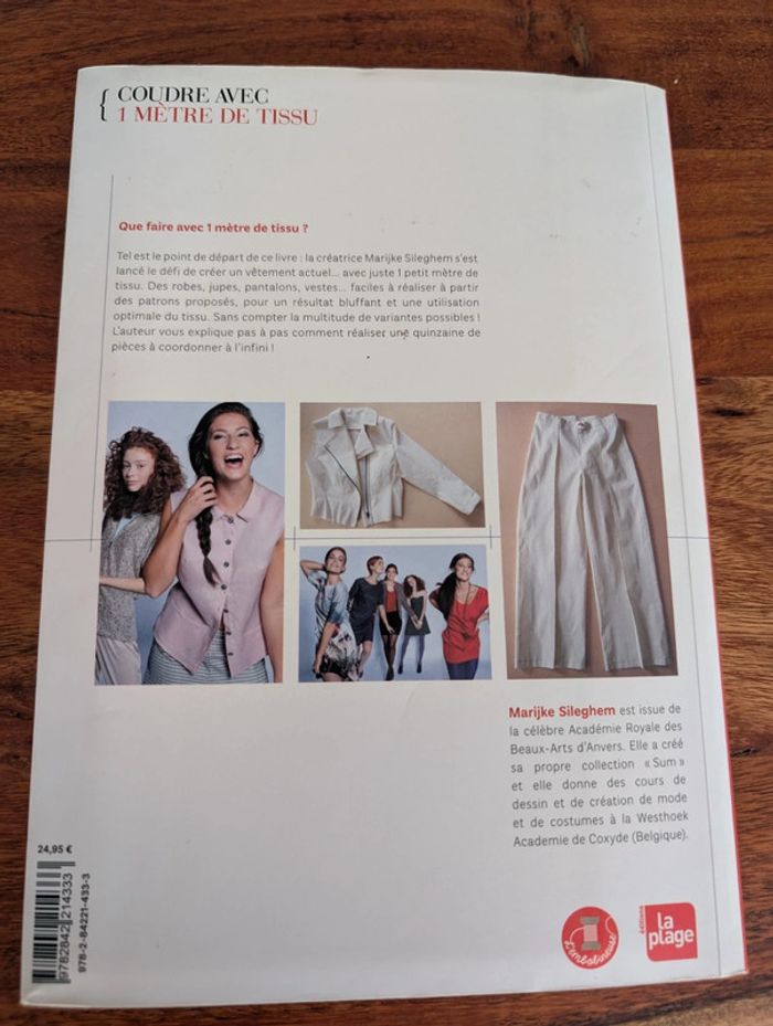 Livre Coudre avec 1 mètre de tissu - photo numéro 2