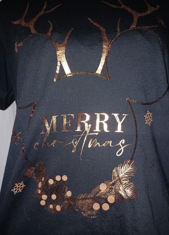 T-shirt Mickey noir ado fille