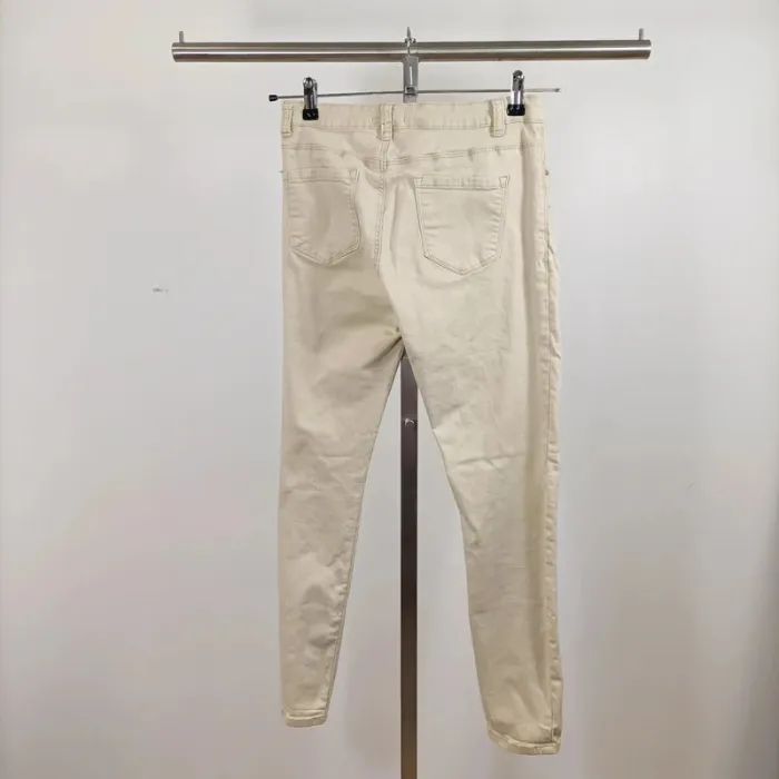 Jean skinny beige Nina Carter taille XXL – coupe ajustée stretch A1044 - photo numéro 7