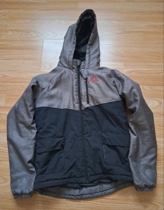 Monteau gris taille 14 garçon