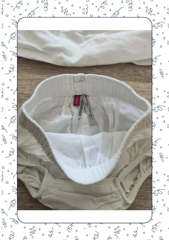 Robe+ culotte en / vestitino più mutandina - photo numéro 3