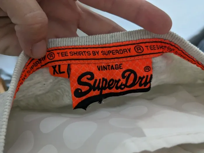 T-Shirt Superdry Vintage - beige/marine/jaune - photo numéro 3