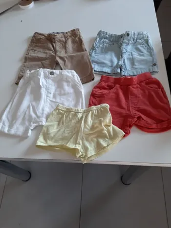 Lot 5 short garçon