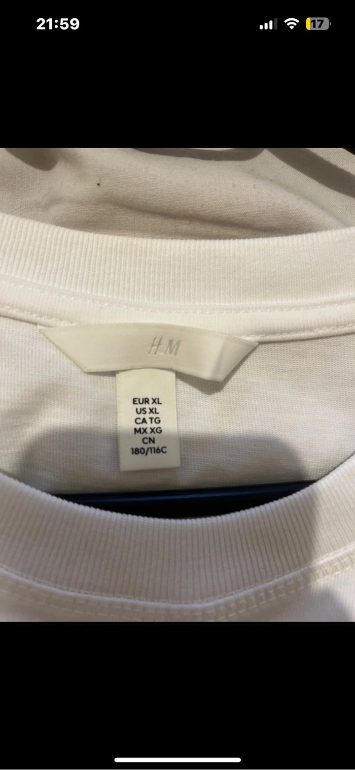 T-shirt blanc H&M - photo numéro 3