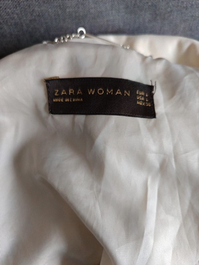 Veste Zara woman blanc - photo numéro 3