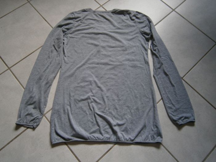 Tee-shirt ML gris Taille L/XL - photo numéro 10