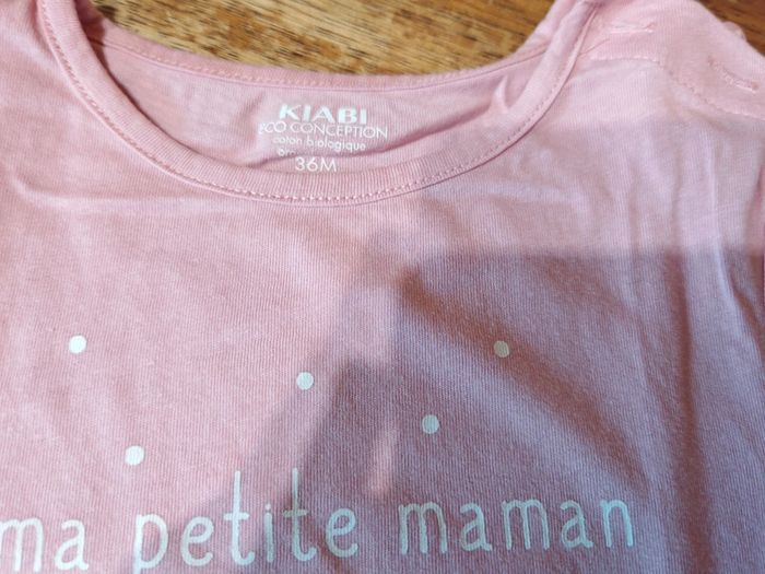 Lot de 2 t-shirt Maman taille 36 mois - photo numéro 2