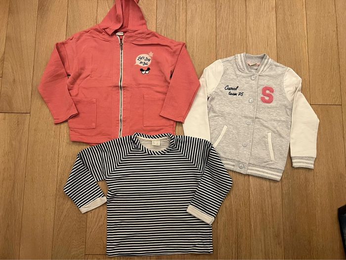 Vends lot de 10 vêtements Zara fille automne hiver taille 7 ans très bon état - photo numéro 2
