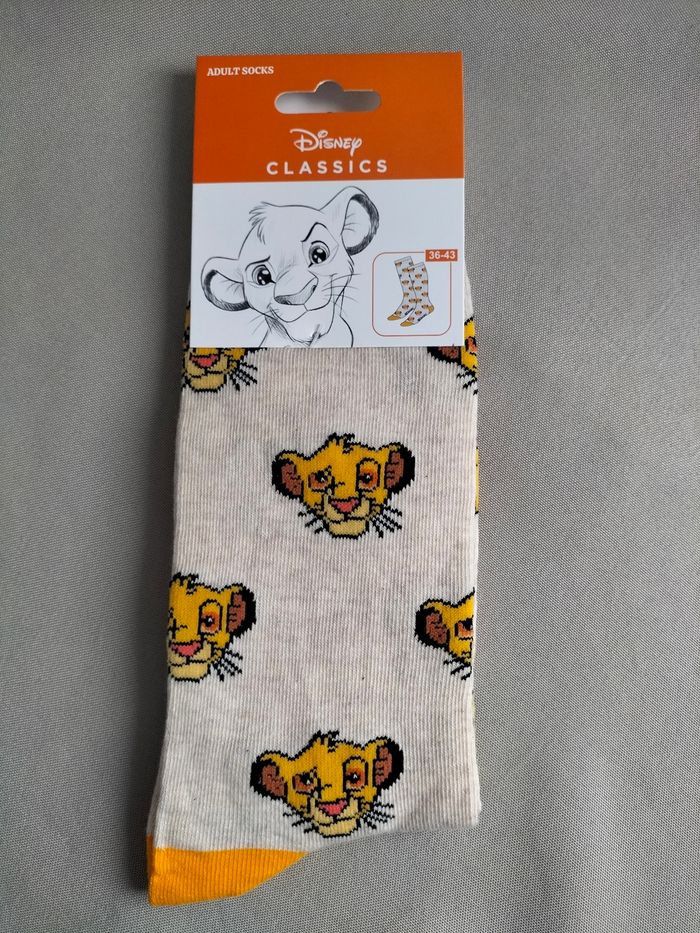 🧡 Chaussettes adulte Simba - Disney - 36/43 - Neuve 🧡