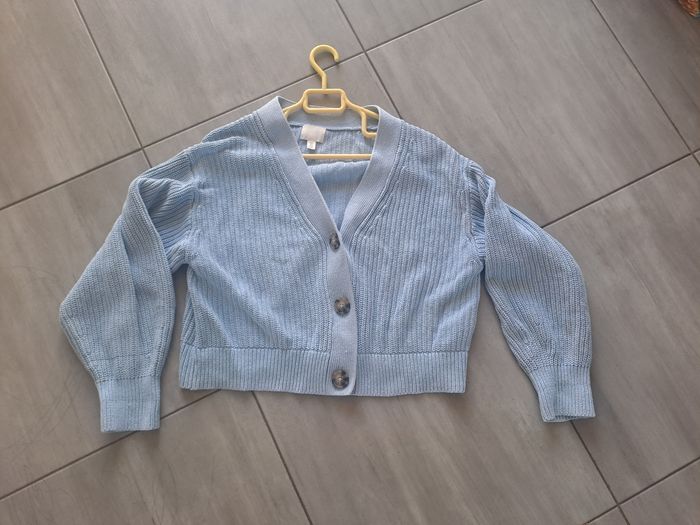 Gilet bleu clair H&M Taille S - photo numéro 9