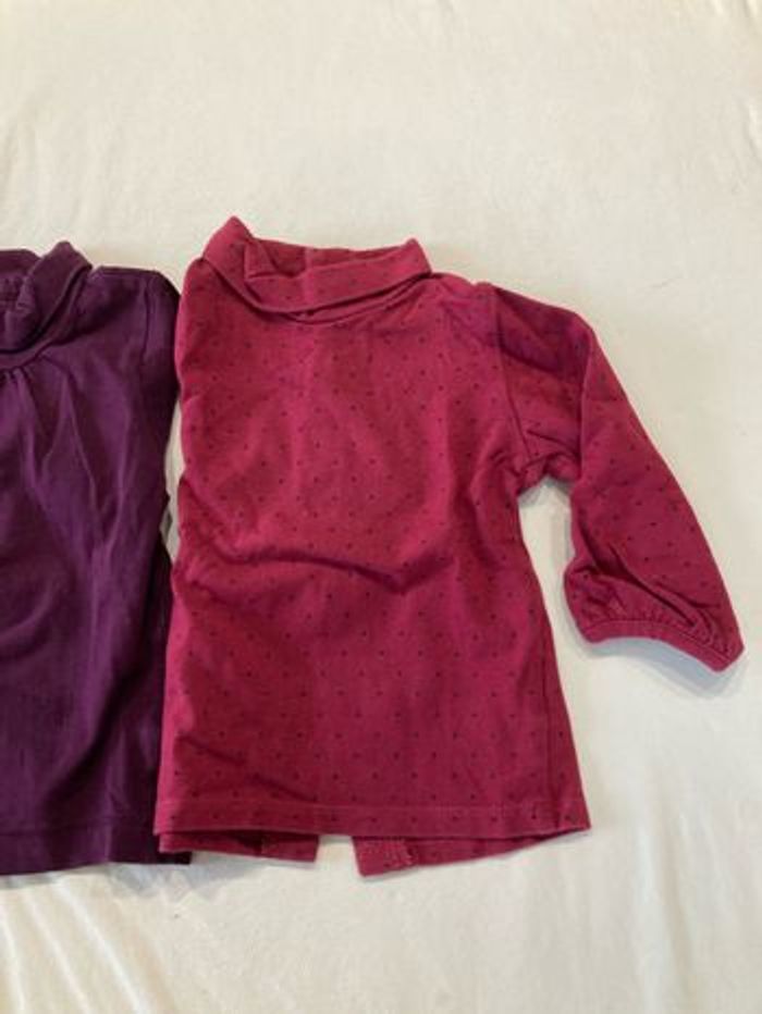 Sous pull col roulé fille 6 mois - photo numéro 3