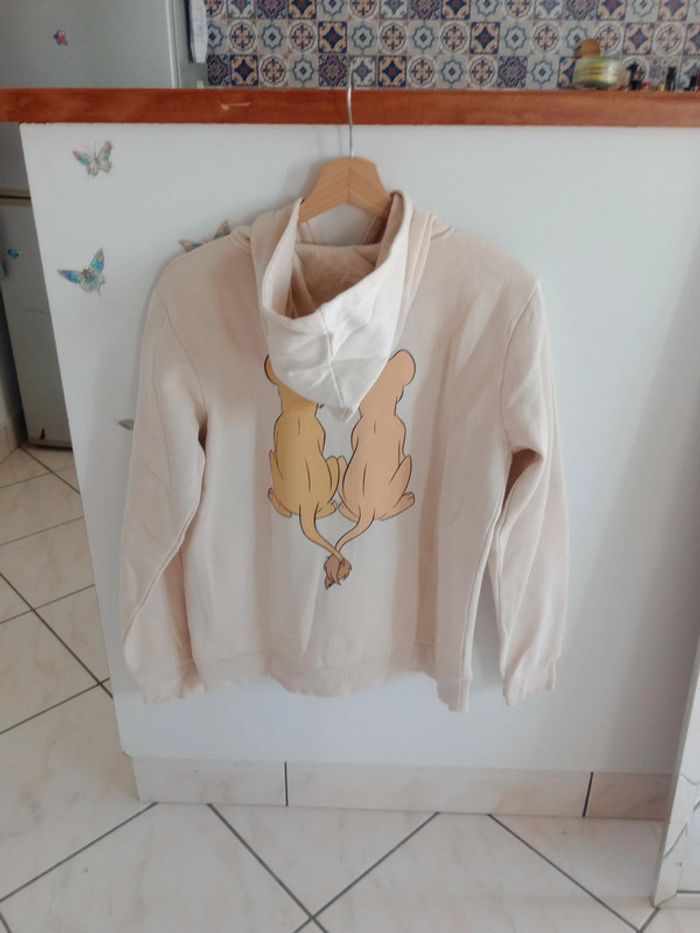 Sweat mixte crème L le Roi Lion c 78 - photo numéro 5