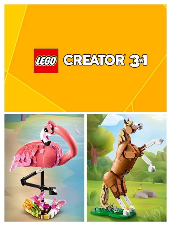 Lego creator le beau cheval et le flamant rose - photo numéro 2