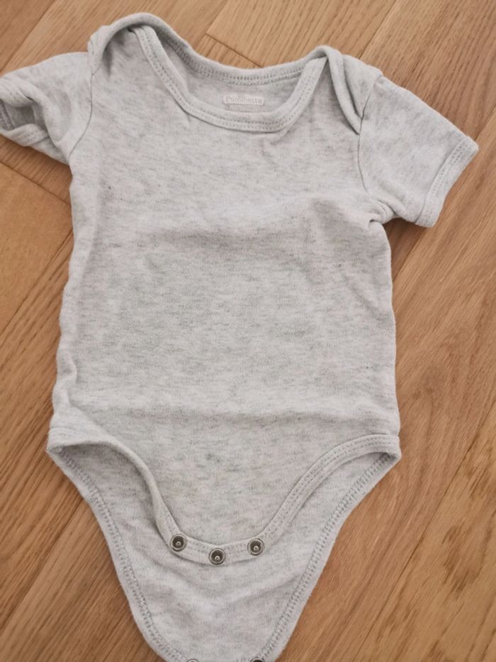 Lot de 4 bodies pommette 12 mois - photo numéro 5