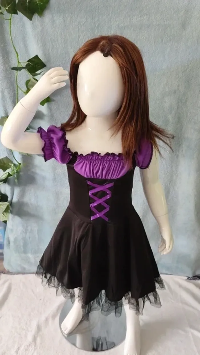 Robe Sorcière Halloween 6 ans