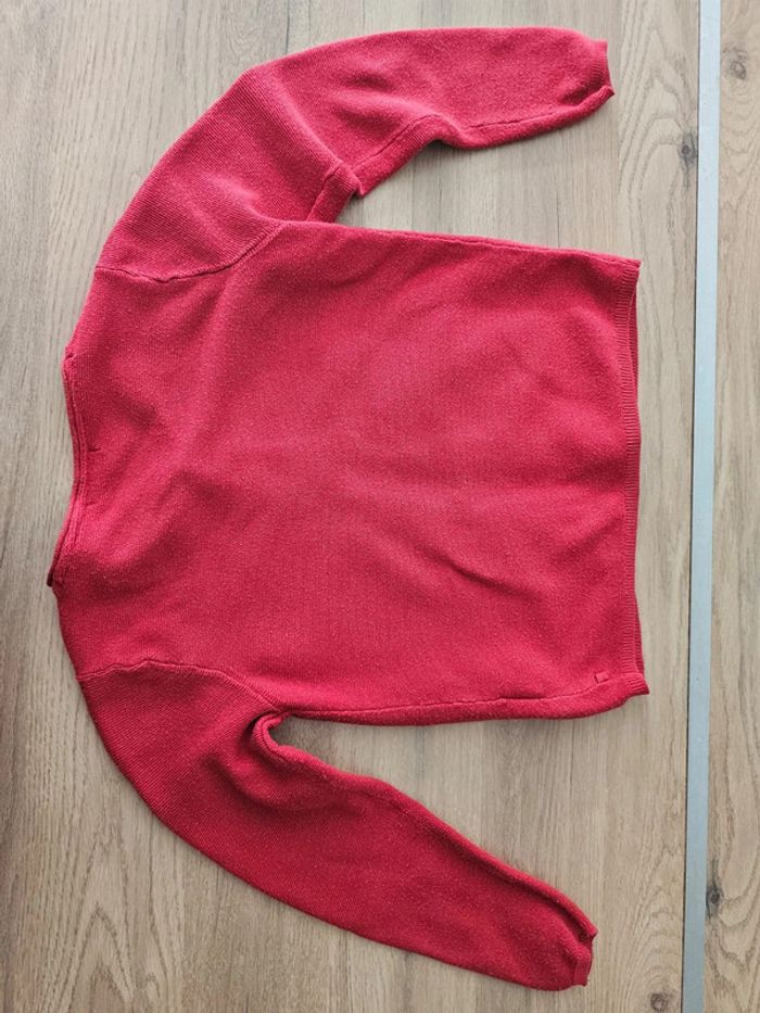 Gilet rouge fille okaidi 8 ans - photo numéro 3