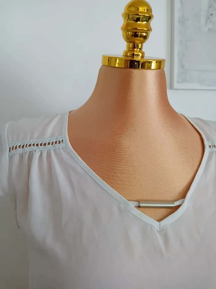 Blouse d'été grain de malice Taille L🌿💝 - photo numéro 5