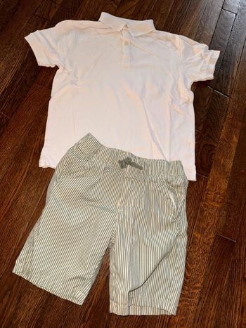 Polo Zara et short H&M 6 ans