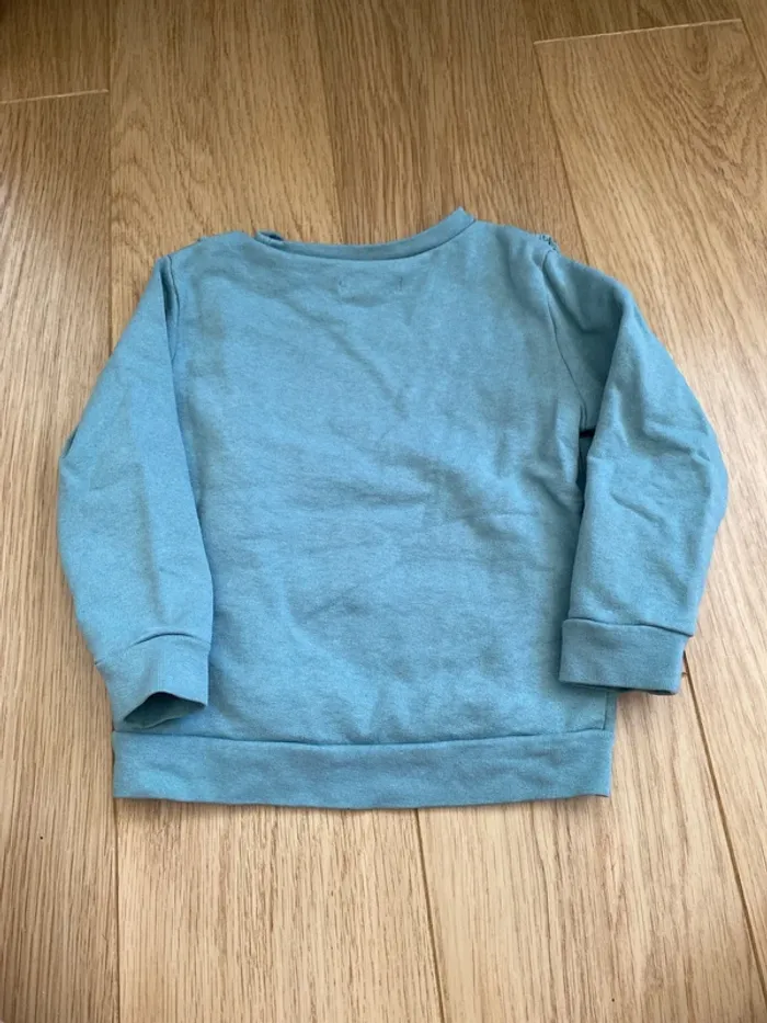 94 cm 3 ans sweat vertbaudet broderie anglaise - photo numéro 3