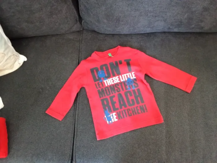 Teeshirt manches longues 9/12 mois - photo numéro 2