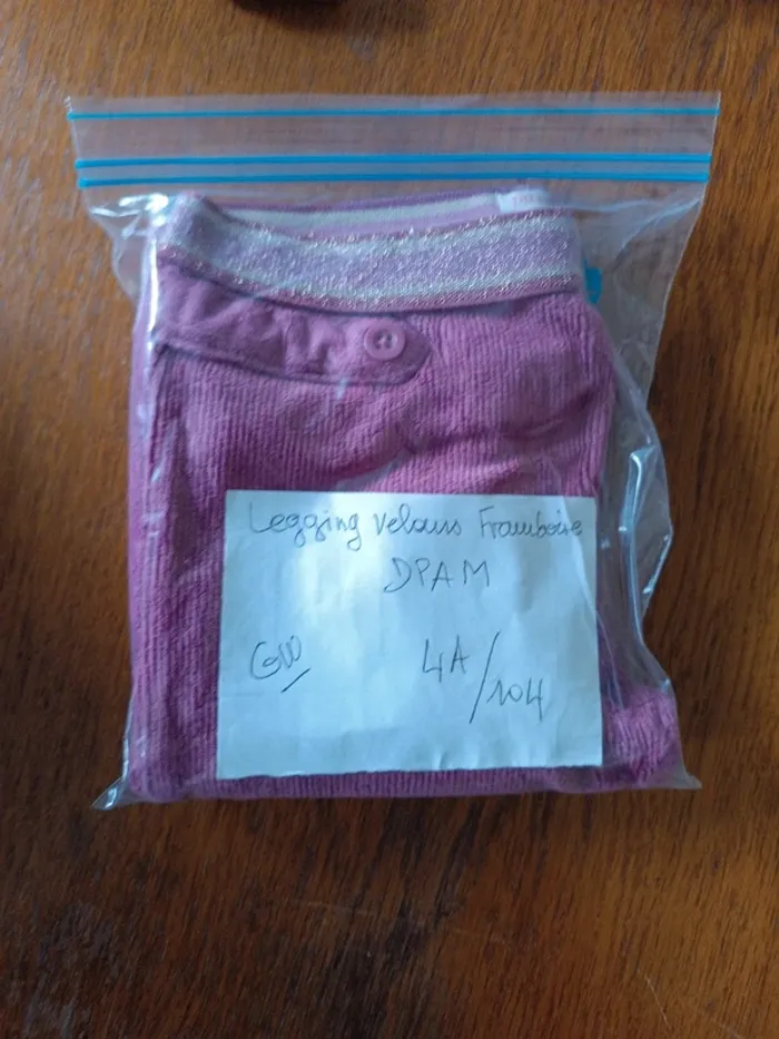 Legging framboise DPAM 4A - photo numéro 5