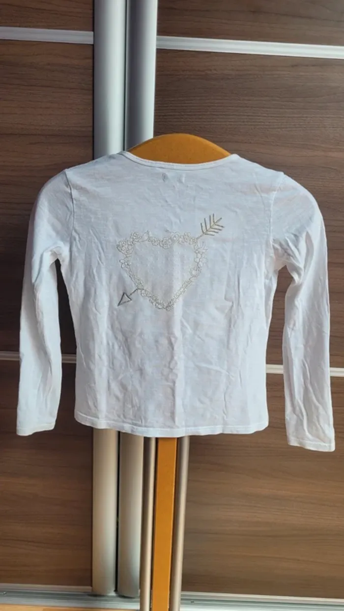 T-shirt manches longues IKKS 10 ans - photo numéro 3