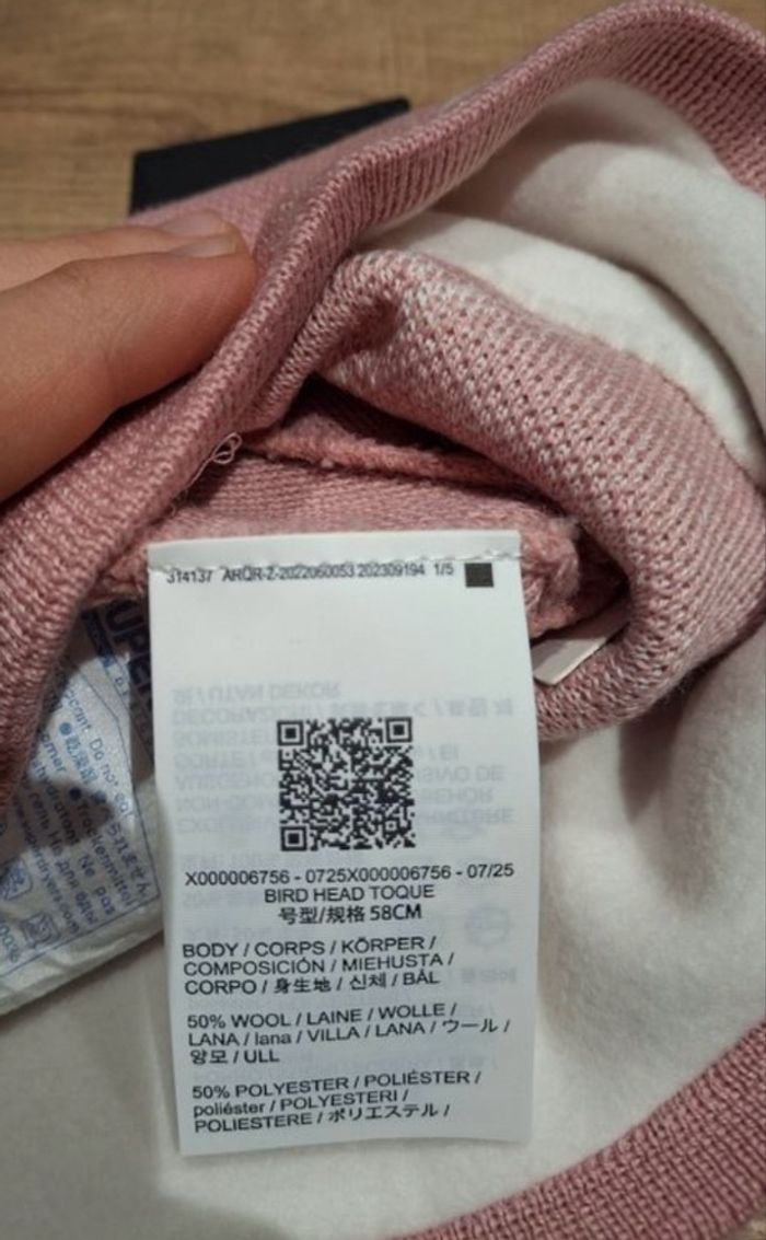 Bonnet Arc'teryx Bird Head - Rose Bliss - Neuf avec étiquette - photo numéro 2