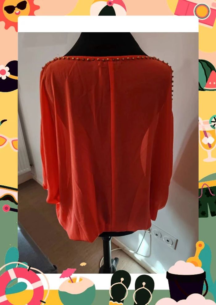 Blouse cerise - photo numéro 4