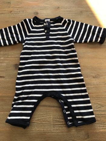 Combinaison barboteuse petit bateau 6 mois