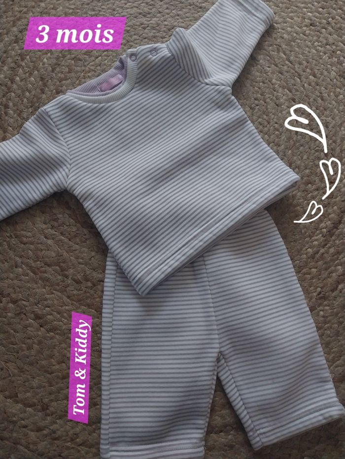 Ensemble Tom&Kiddy 3 mois fille