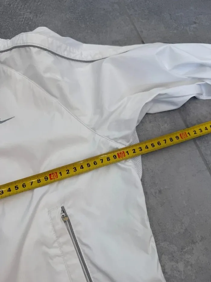 Veste de sport Nike Clima fit femme blanche logo brodé taille M - photo numéro 13