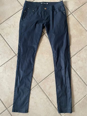 Jean marine pailleté 40