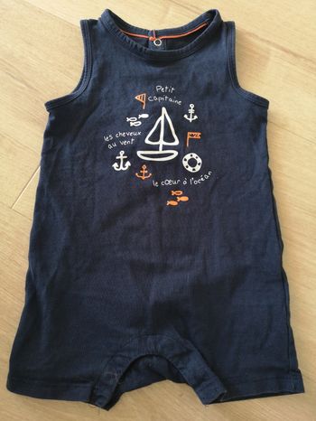 Combinaison short 18mois