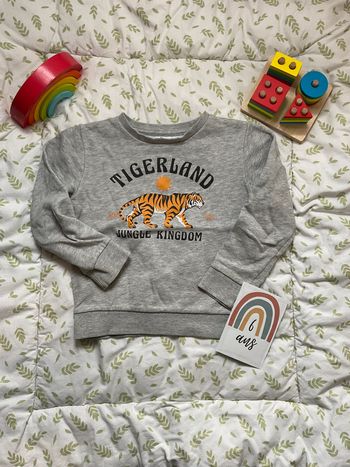 sweat col rond gris 6 ans gémo